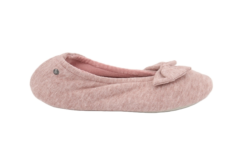 Isotoner chaussons pantoufles collection rose