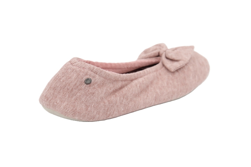 Isotoner chaussons pantoufles collection rose7941801_4