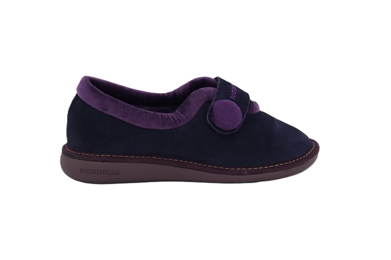 Nordikas chaussons pantoufles perpi top bleu