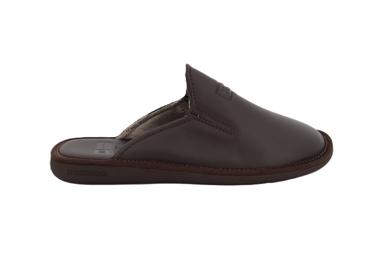 Nordikas chaussons pantoufles cherbourg top marron