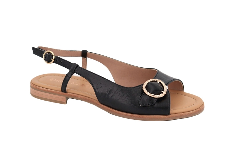 Emilie karston sandales nu pieds lennon noir7949102_2