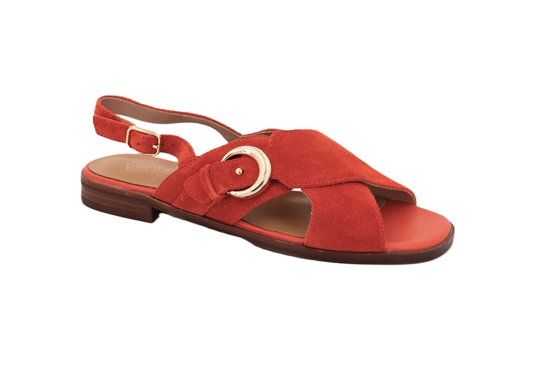 Emilie karston sandales nu pieds aimee orange7949202_2