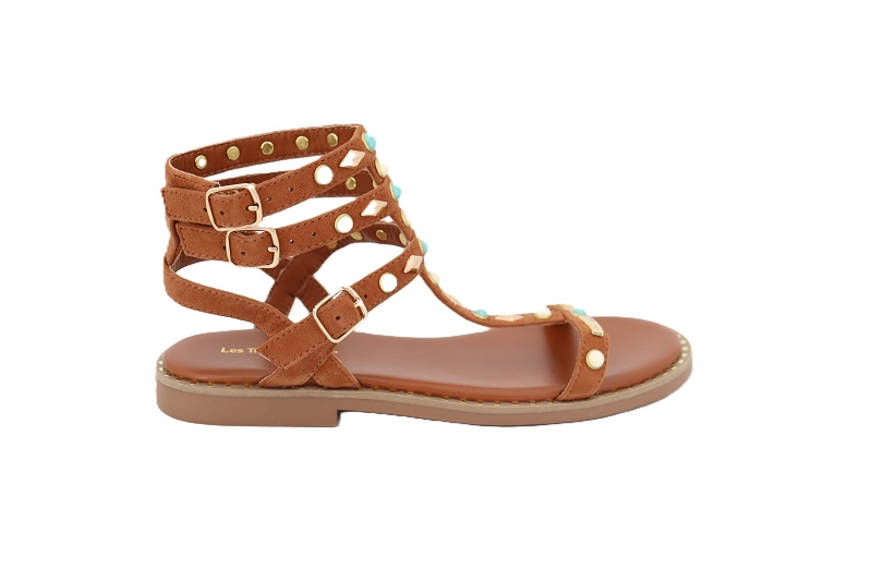 Les tropeziennes sandales nu pieds corika marron