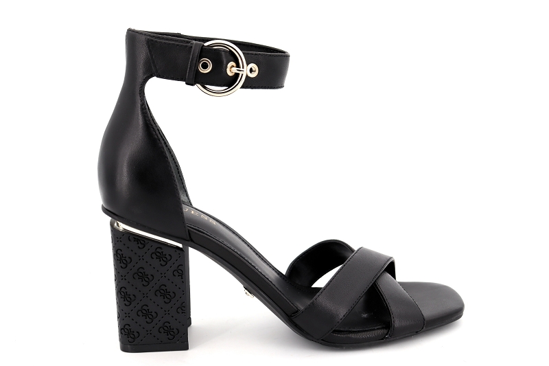 Guess sandales nu pieds yancy noir