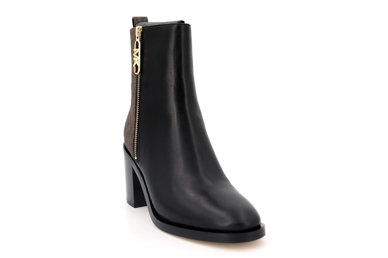 Michael kors boots et bottines regan mid bootie noir8003401_2