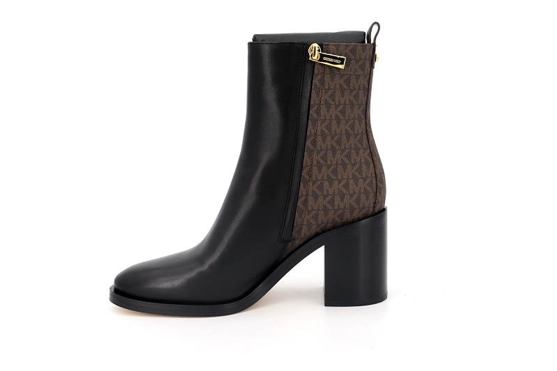 Michael kors boots et bottines regan mid bootie noir8003401_3