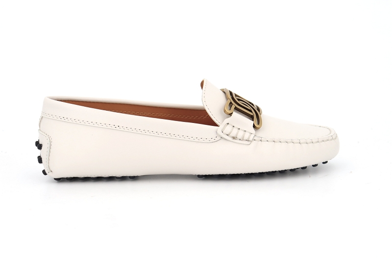 Tods mocassins forata blanc