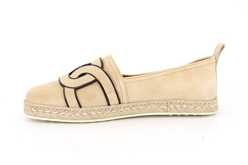 Tods chaussures espadrilles chiarosa beige8011101_3