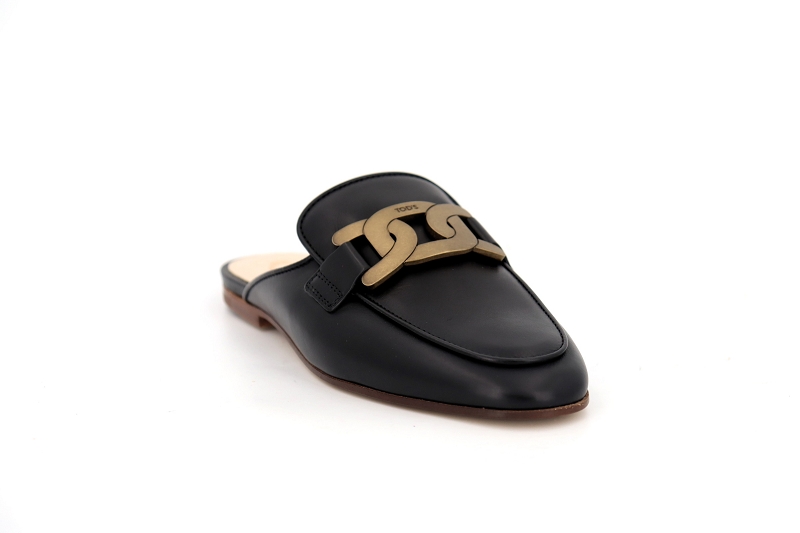 Tods mules et sabots diversa noir8011301_2