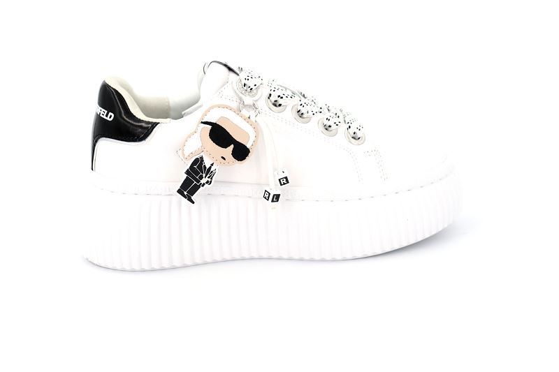 Karl lagerfeld baskets kreeper lo blanc