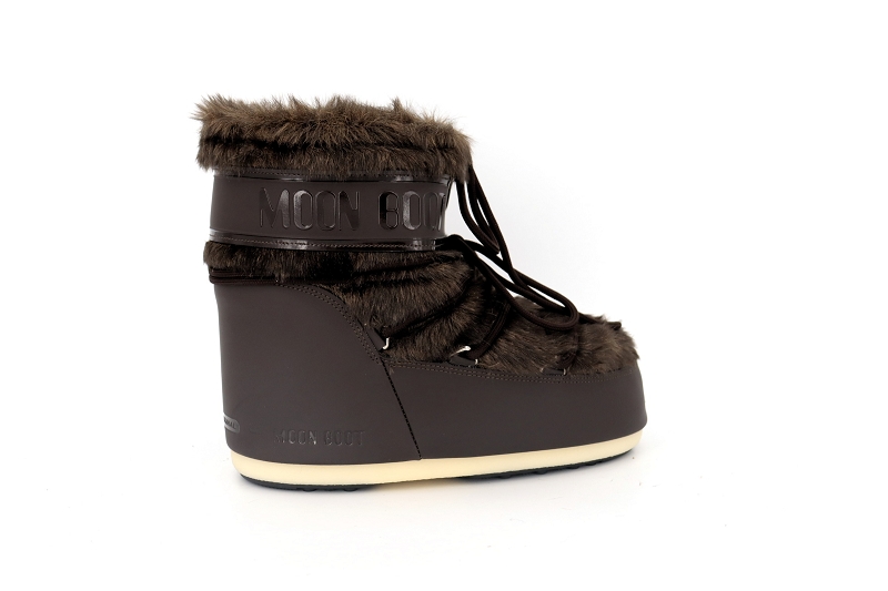 Moon boot apres ski icon low faux fur marron