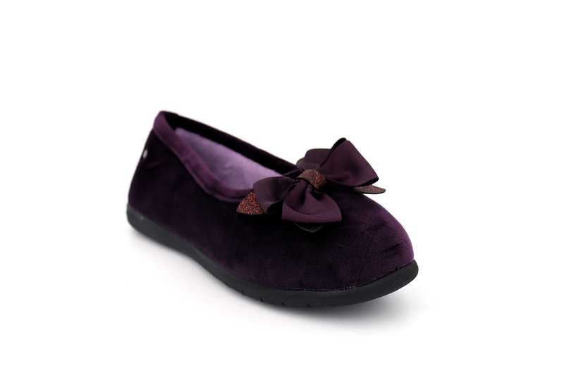 Isotoner chaussons pantoufles ergua violet8197801_2