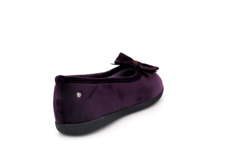 Isotoner chaussons pantoufles ergua violet8197801_4