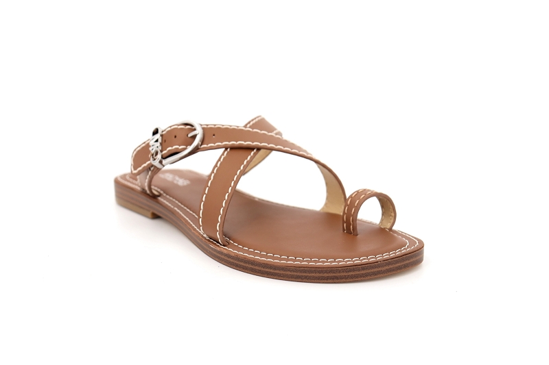 Michael kors mules et sabots ashton flat thong marron8238102_2