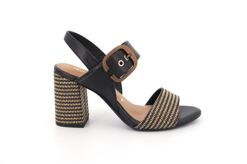 Tamaris store sandales nu pieds 28015 noir