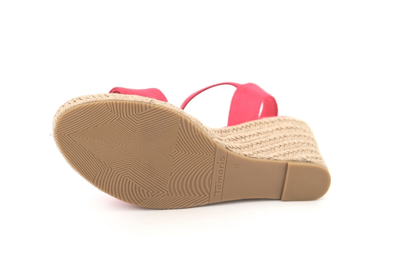 Tamaris store chaussures espadrilles 28300 42 sandales rose8246903_5