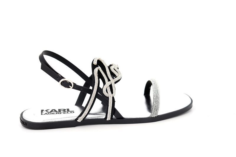 Karl lagerfeld sandales nu pieds olympia argent