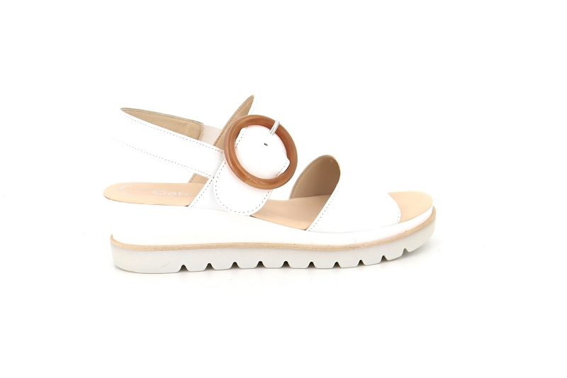 Gabor shop sandales nu pieds 4.645 blanc