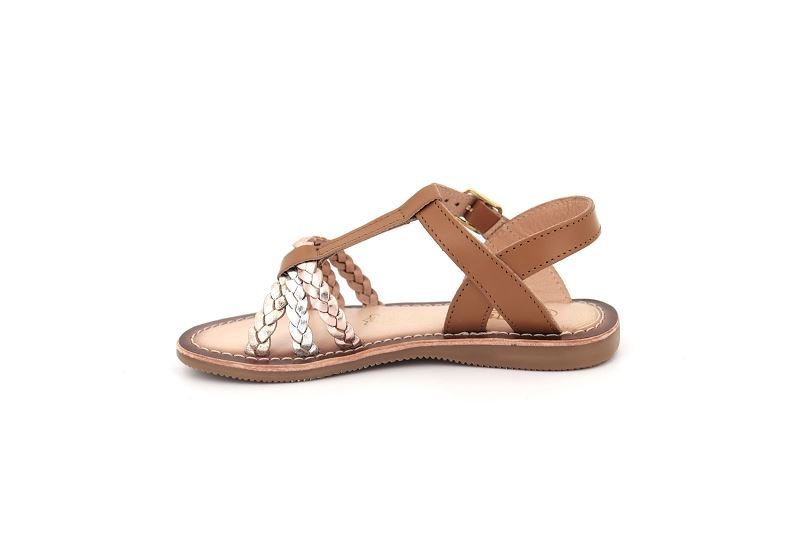 Lilybellule sandales nu pieds francette marron8501101_3