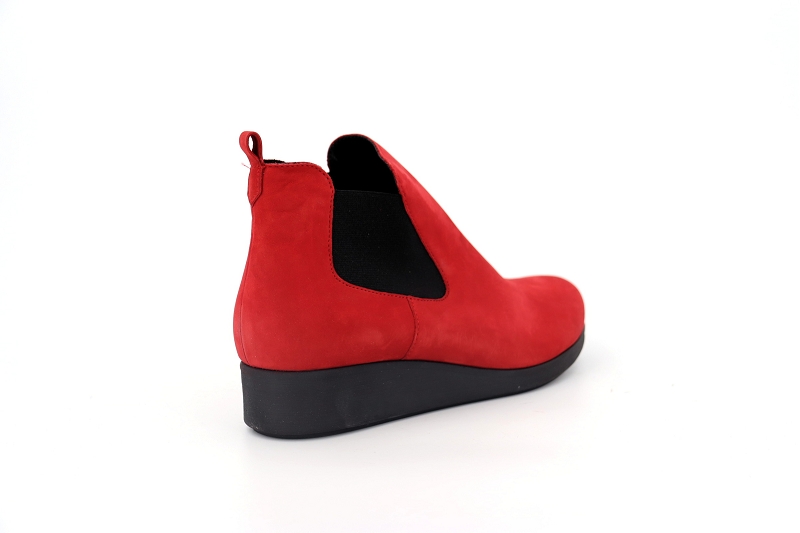 Hirica boots et bottines boreale rouge8508701_4
