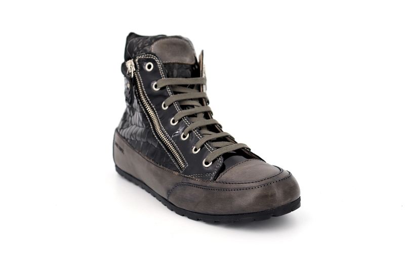 Candice cooper baskets montantes lion zip gris8510901_2