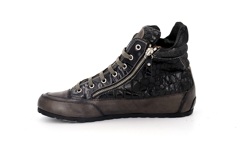 Candice cooper baskets montantes lion zip gris8510901_3