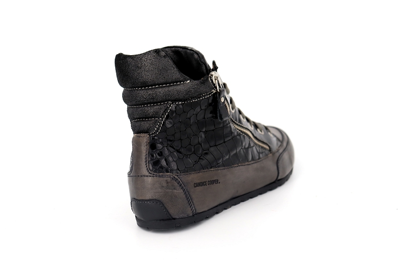 Candice cooper baskets montantes lion zip gris8510901_4