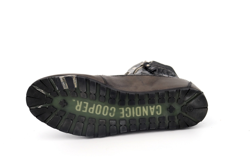 Candice cooper baskets montantes lion zip gris8510901_5