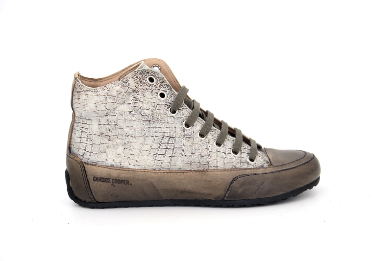 Candice cooper baskets montantes plus gum gris