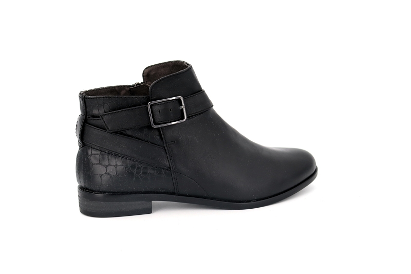 Tamaris boots et bottines croco noir