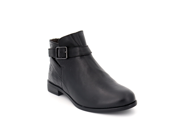 Tamaris boots et bottines croco noir8527401_2