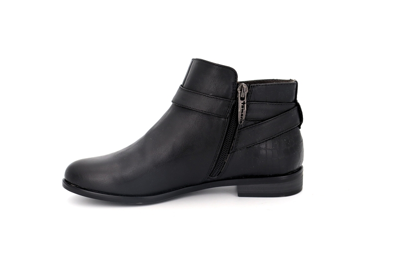 Tamaris boots et bottines croco noir8527401_3