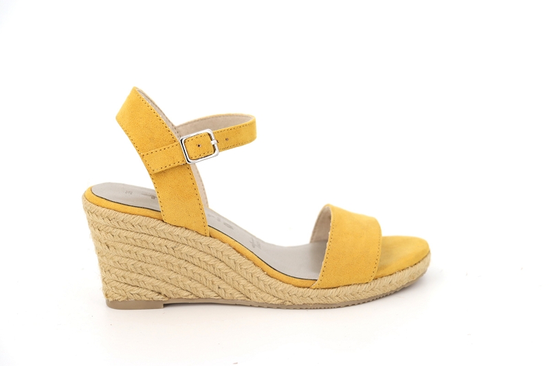 Tamaris sandales nu pieds lyne jaune