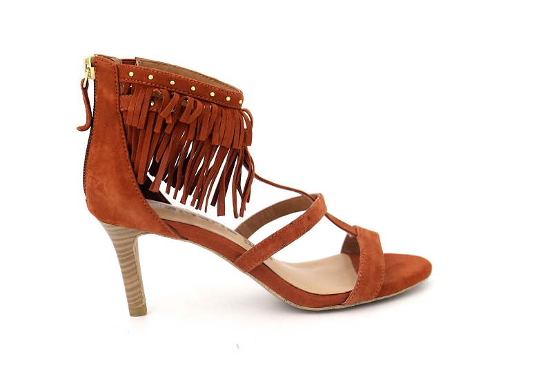 Tamaris sandales nu pieds bof marron