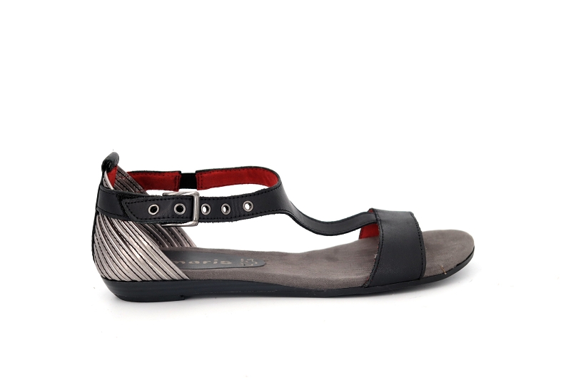 Tamaris sandales nu pieds tage noir