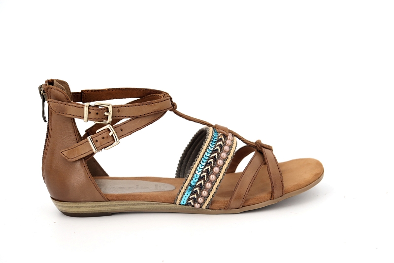 Tamaris sandales nu pieds maria marron