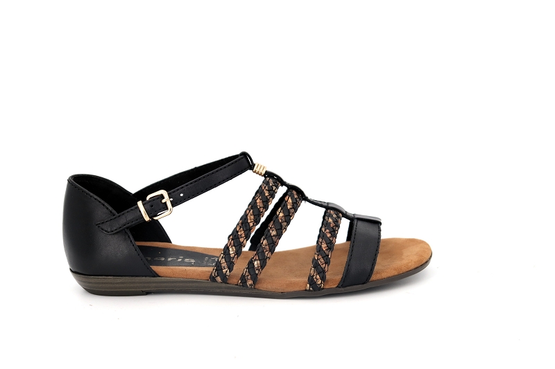 Tamaris sandales nu pieds julia noir