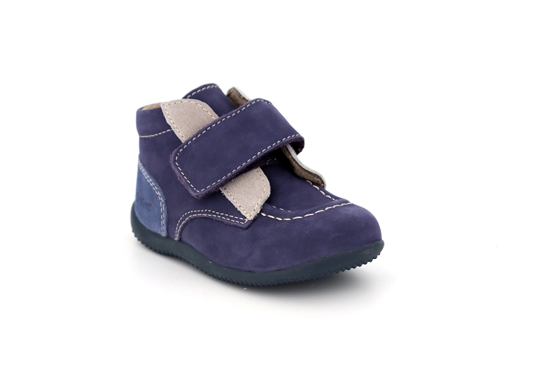 Kickers enf chaussures a scratch bono bleu8531701_2