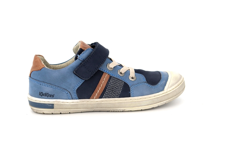 Kickers enf baskets igorlow bleu