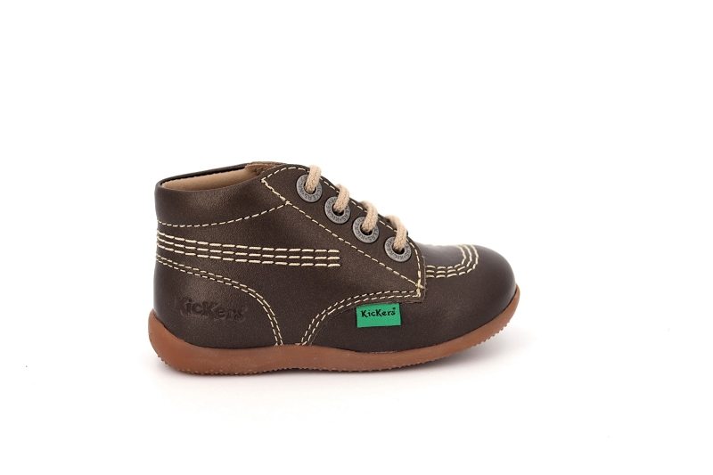 Kickers enf chaussures a lacets billista marron