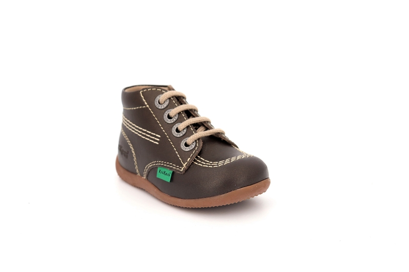 Kickers enf chaussures a lacets billista marron8532601_2