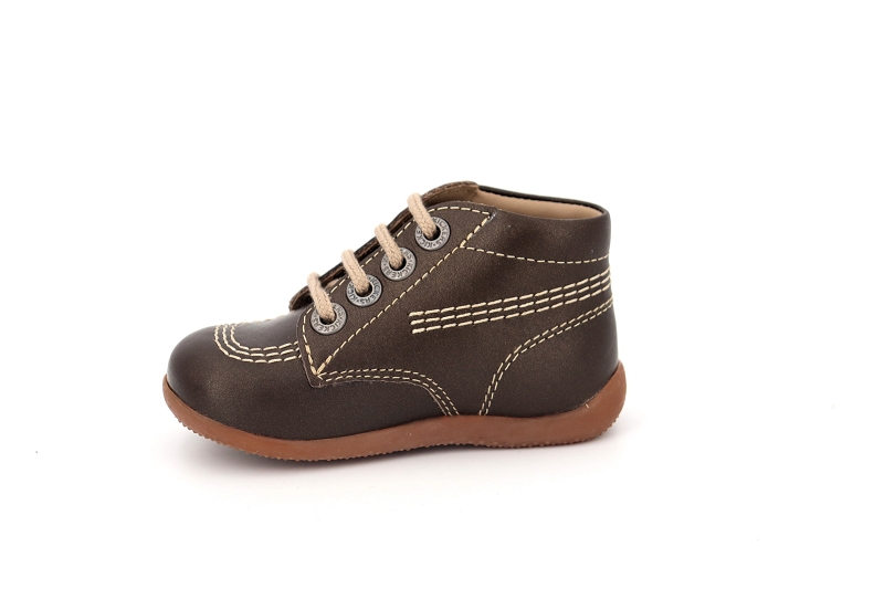 Kickers enf chaussures a lacets billista marron8532601_3