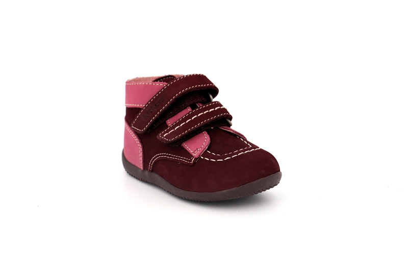 Kickers enf chaussures a scratch bonkro rose8533001_2