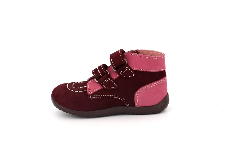 Kickers enf chaussures a scratch bonkro rose8533001_3