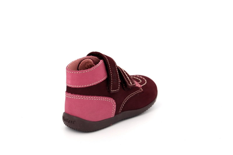 Kickers enf chaussures a scratch bonkro rose8533001_4