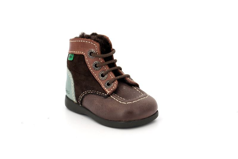 Kickers enf boots et bottines babyski marron8534001_2