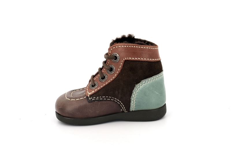 Kickers enf boots et bottines babyski marron8534001_3