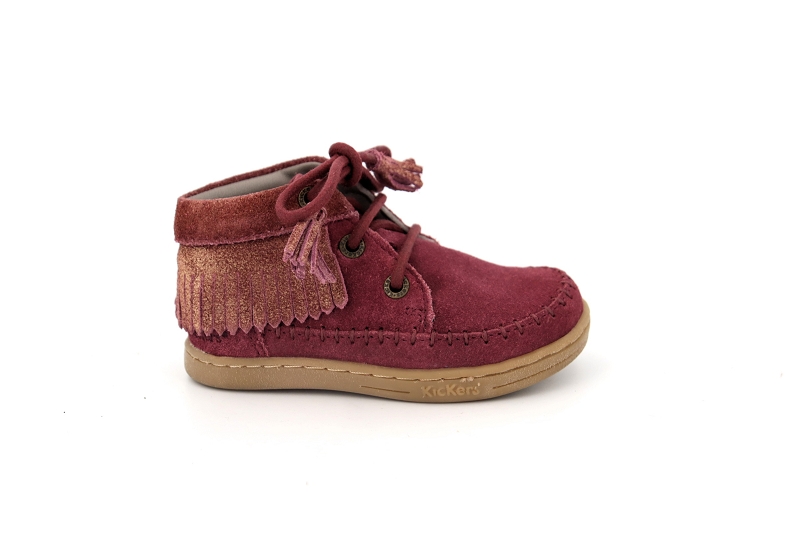 Kickers enf boots et bottines talulah bordeaux