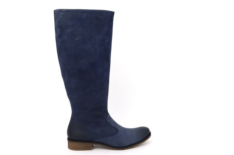 Kickers bottes london high bleu