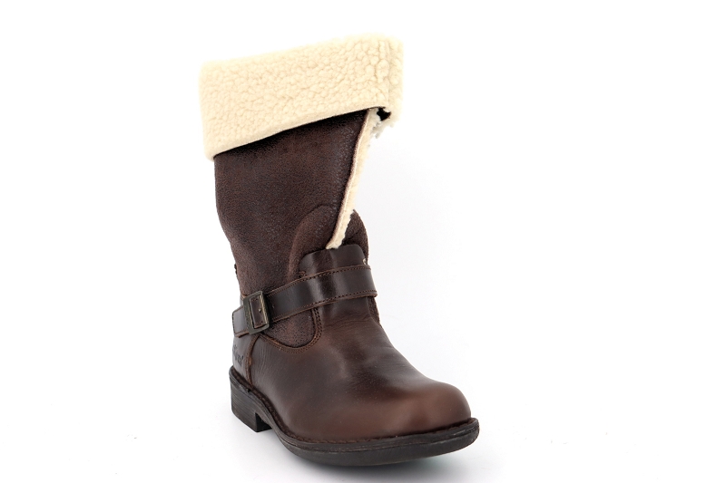 Kickers boots et bottines richy marron8536201_2